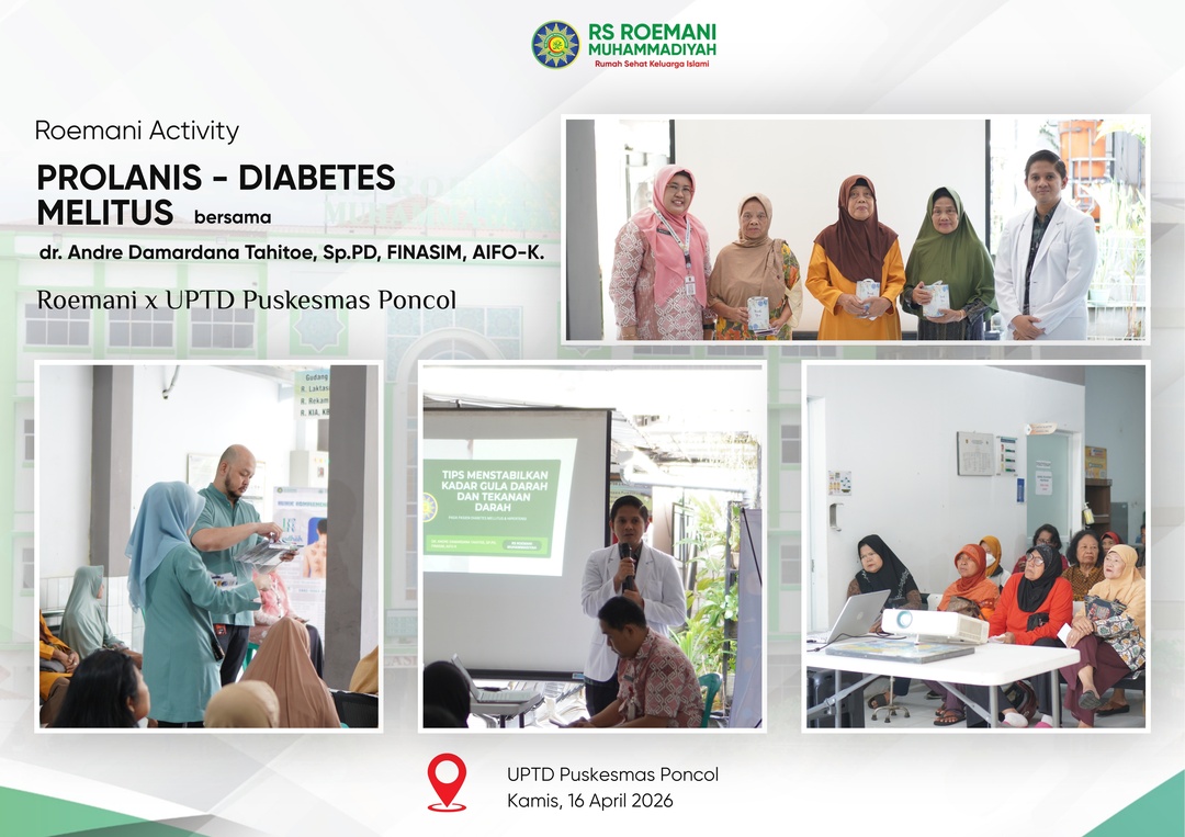 RoemaniNews: RS Roemani dan Puskesmas Poncol Gelar Prolanis Diabetes Melitus untuk Edukasi Masyarakat